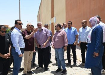 نائب وزيرة الإسكان للمرافق يتفقد مشروعات البنية التحتية والمرافق بمدينة العاشر من رمضان