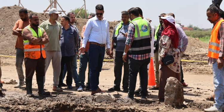 رئيس مياه القليوبية: الانتهاء من أعمال إحلال وتجديد 100 متر من خط مياه 630 مم بمشتهر للقضاء على تكرار الأعطال