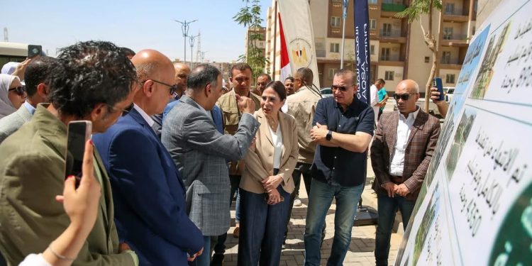 وزيرة الإسكان تتفقد مشروع سكن العاملين المنتقلين إلى العاصمة الجديدة بمدينة بدر
