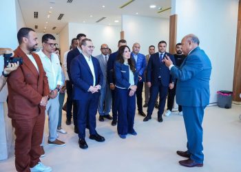 وزيرة الإسكان تتفقد مشروع مستشفى «شفا العلمين» بمدينة العلمين الجديدة