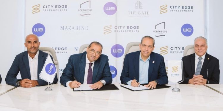 المصرية للاتصالات WE توقّع شراكة استراتيجية مع سيتي إيدج للتطوير العقاري لتقديم حلول الاتصالات المتكاملة