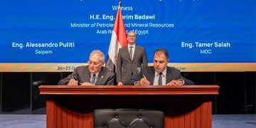 وزيرا البترول المصري والقبرصي يشهدان توقيع اتفاقية جديدة بالأحرف الأولي لاستكمال الأطر المالية لمشروع ربط حقل «أفروديت» بالبنية التحتية المصرية