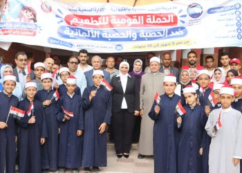 بتكليف من محافظ القليوبية.. السكرتير العام تفتتح الحملة القومية للتطعيم ضد الحصبة والحصبة الألمانية وتتابع انتظام العمل بالمواقع المستهدفة
