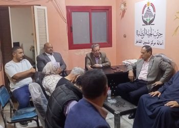 أمين عام حزب الجبهة الوطنية بالقليوبية يشيد بإنجازات أمانة الجبهة الوطنية بشبين القناطر لخدمة المواطنين