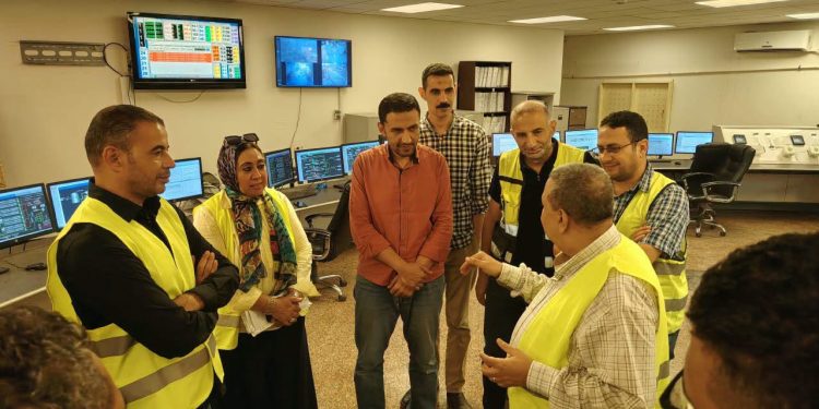 استمراراً للجولات الميدانية الناجحة.. المهندس محمد محمود أمين فايد رئيس مجلس الإدارة والعضو المنتدب يزور محطة كهرباء الشباب المركبة